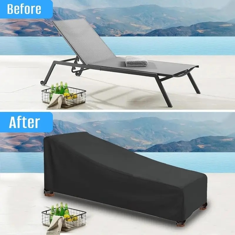 Outdoor Furniture Fabric - ผ้าคลุมเก้าอี้พักผ่อนกลางแจ้งแบบหนาพิเศษ - ผ้าอ็อกซ์ฟอร์ดทนทาน ป้องกันได้ทุกฤดู สำหรับลานบ้านและริมสระน้ำ ผ้าคลุมเฟอร์นิเจอร์ลานบ้าน