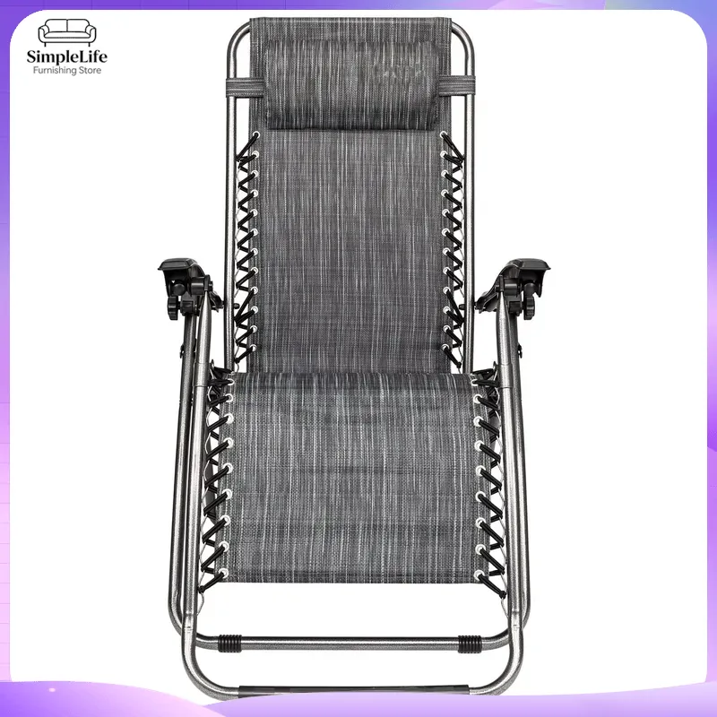 Outdoor Furniture Grey - เก้าอี้พักผ่อนปรับเอนได้แบบไร้แรงโน้มถ่วง รุ่น Infinite Zero Gravity สีเทา