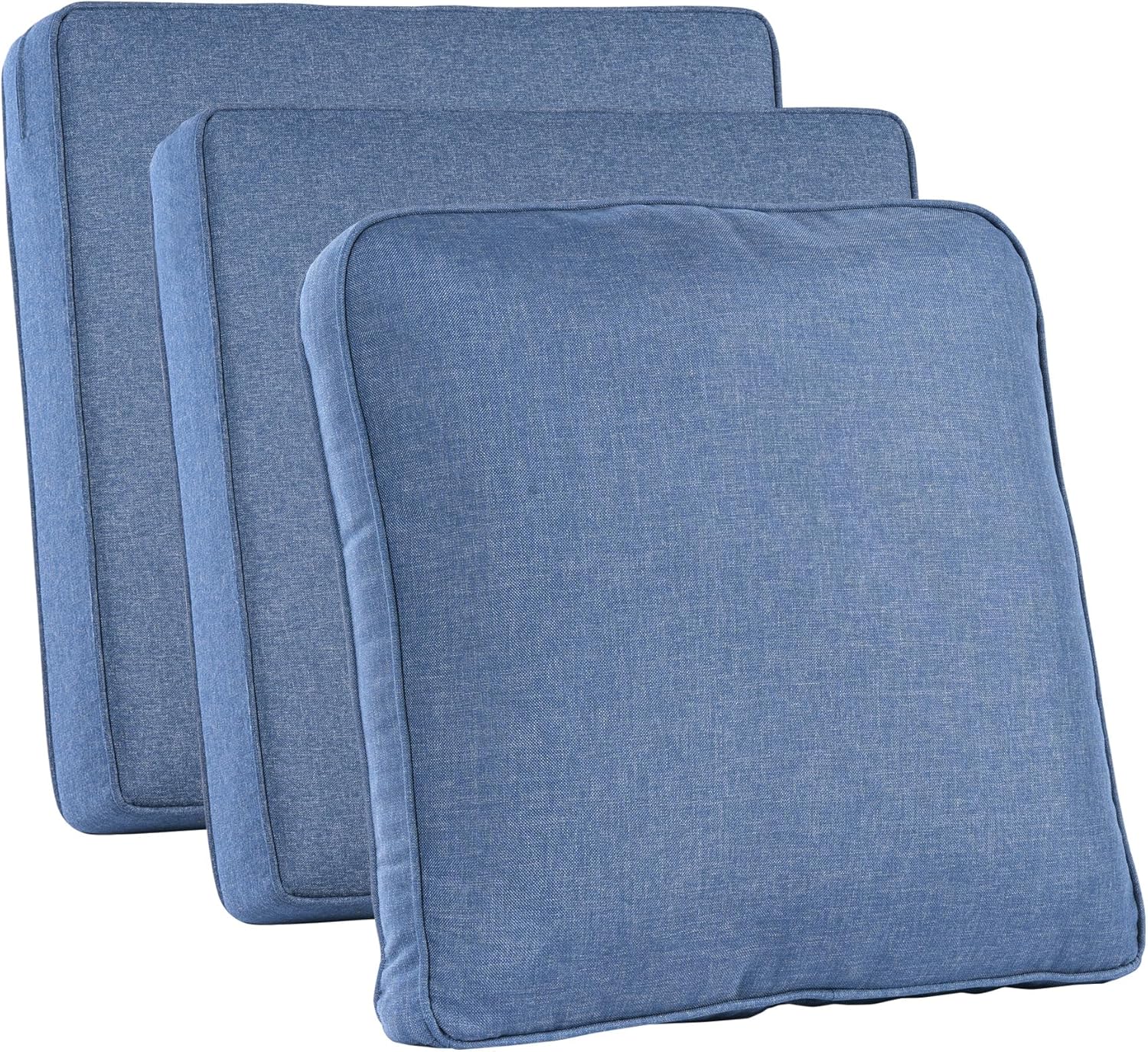 Outdoor Furniture Fabric - ผ้าคลุมเบาะเฟอร์นิเจอร์กลางแจ้ง สีน้ำเงินเดนิม กันน้ำ พร้อมซิป