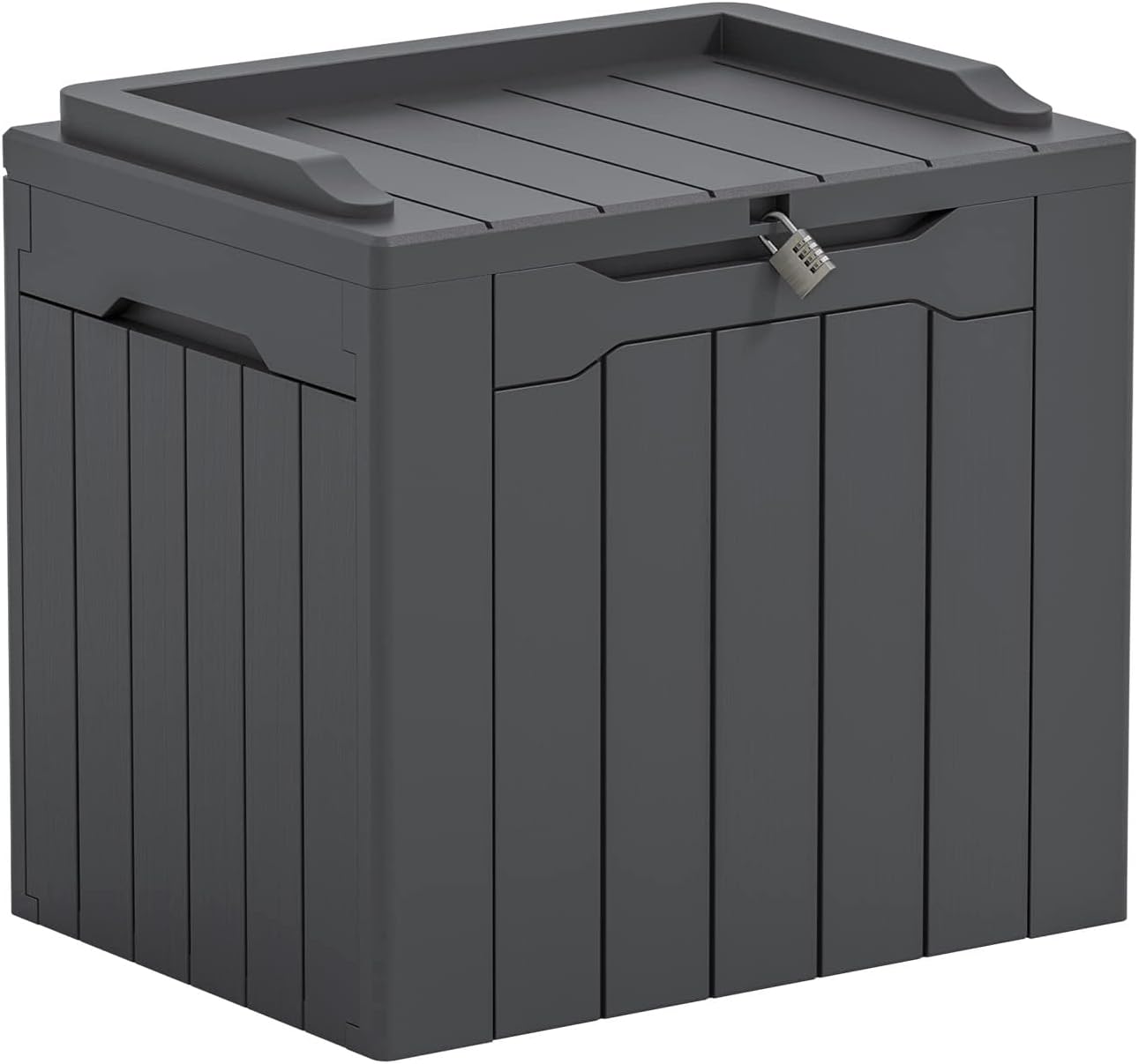 Outdoor Furniture With Storage - กล่องเก็บของกลางแจ้งขนาด 31 แกลลอน พร้อมฝาปิด สำหรับเฟอร์นิเจอร์นอกบ้าน อุปกรณ์ทำสวน