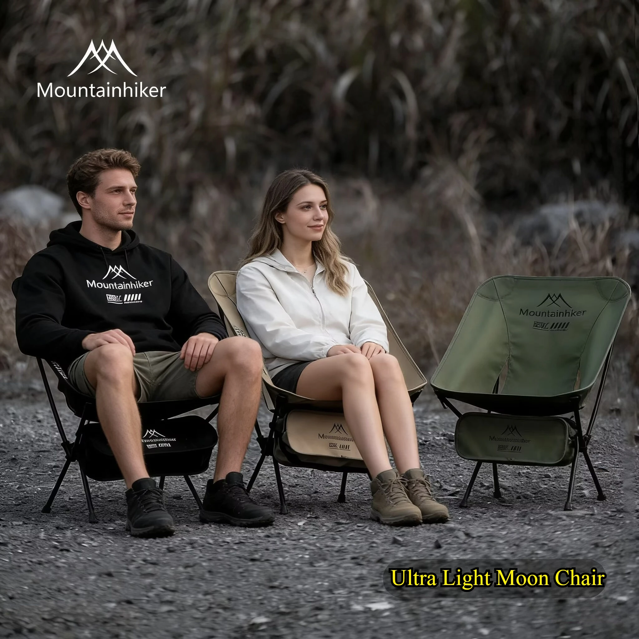 Outdoor Furniture Bench - เก้าอี้พับน้ำหนักเบาพิเศษ MOUNTAINHIKER สำหรับตั้งแคมป์ เดินป่า ตกปลา พกพาสะดวก