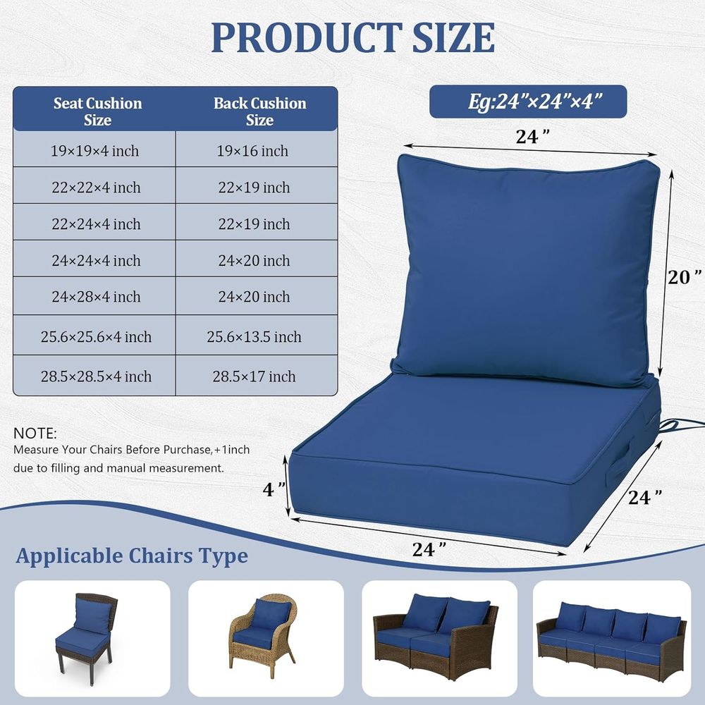 ชุดเบาะรองนั่งกลางแจ้งขนาด 24x - Outdoor Furniture Fabric บทวิจารณ์และราคา