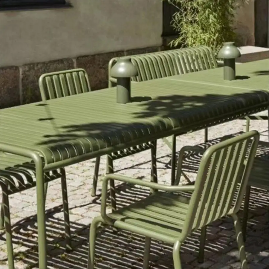 โต๊ะและเก้าอี้เหล็กดัดสไตล์โมเ - Outdoor Furniture Green บทวิจารณ์และราคา