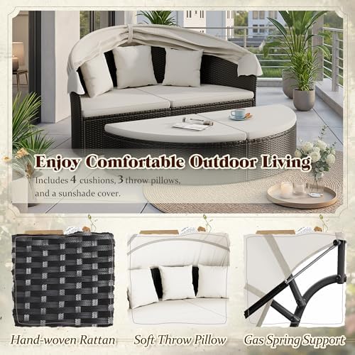 ชุดเฟอร์นิเจอร์ระเบียงกลางแจ้ง - Outdoor Daybed Furniture บทวิจารณ์และราคา