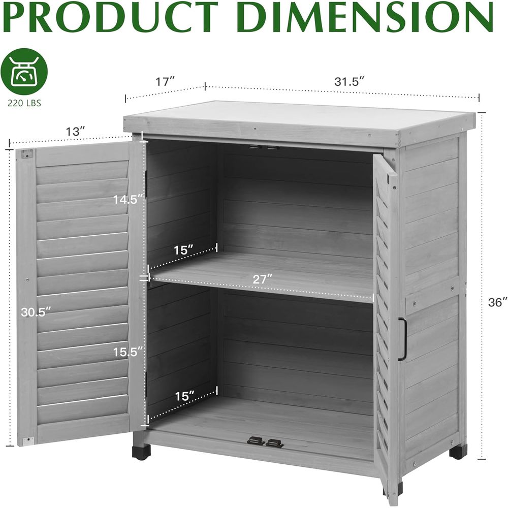 ตู้เก็บของกลางแจ้งและโต๊ะวางกร - Outdoor Furniture With Storage บทวิจารณ์และราคา