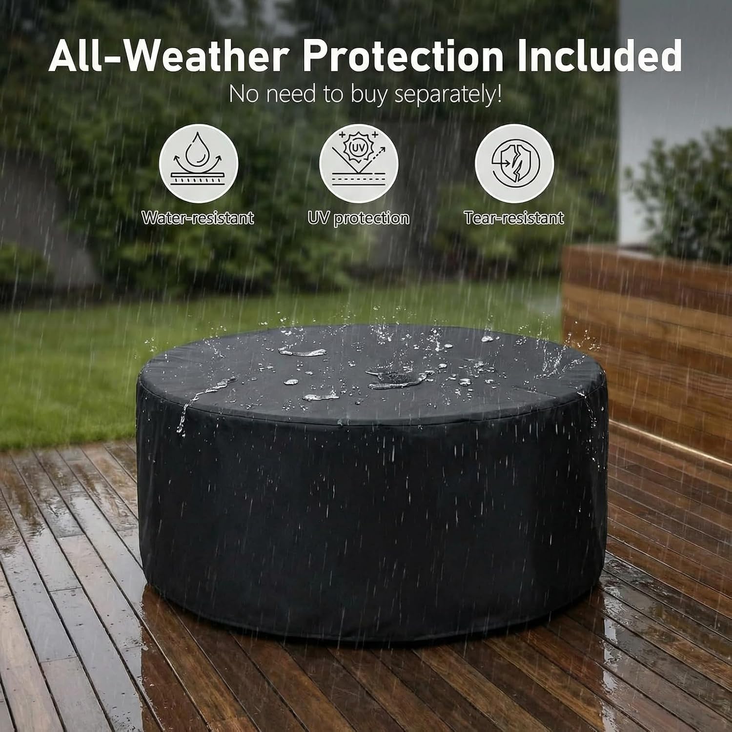 ชุดเตาไฟแก๊สโพรเพนทรงกลมขนาด 3 - Outdoor Furniture With Fire Pit Table บทวิจารณ์และราคา