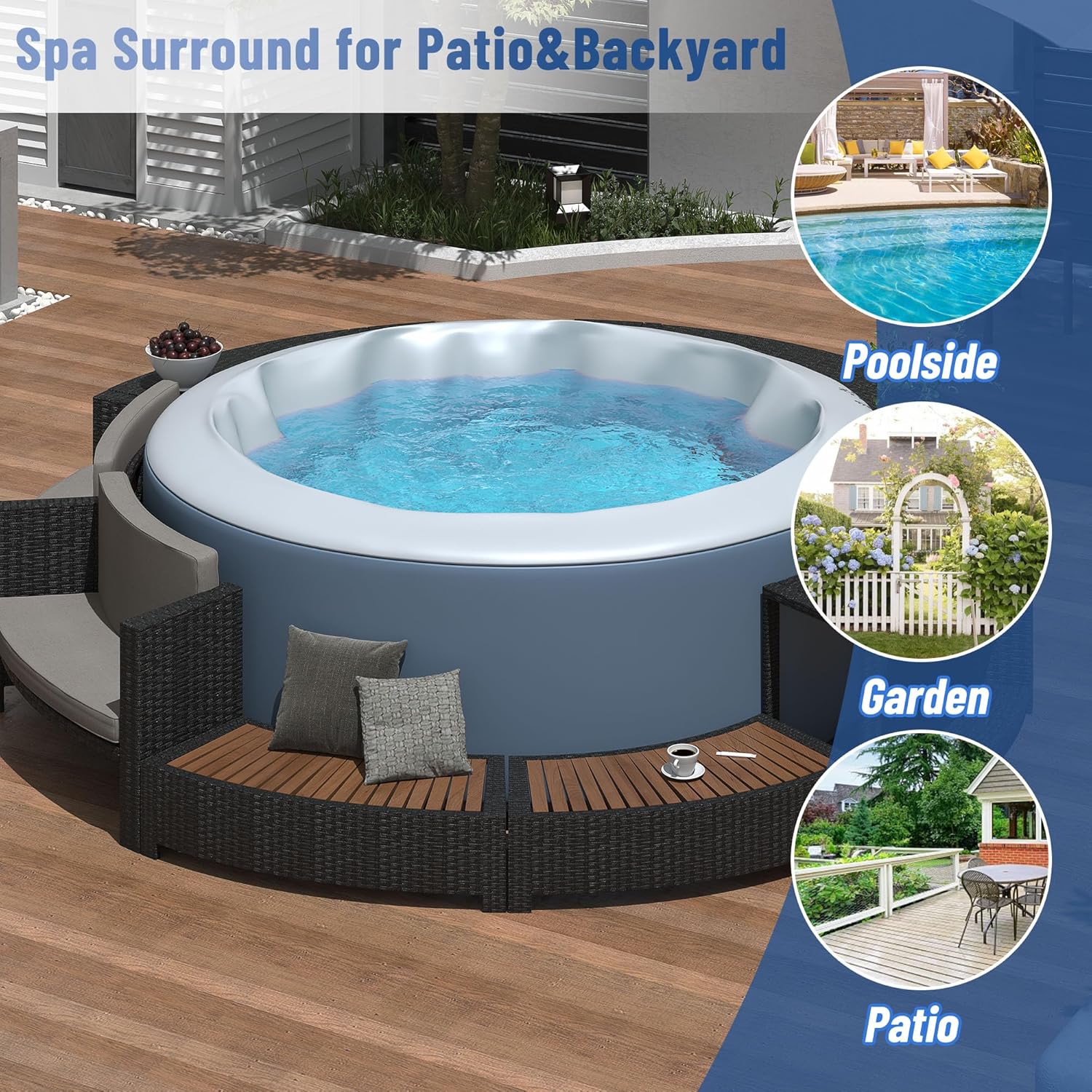 ชุดโซฟาหวายสำหรับลานบ้าน พร้อม - Outdoor Furniture Grey บทวิจารณ์และราคา