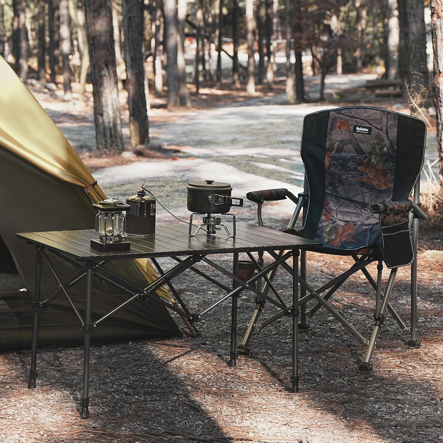 โต๊ะพับได้แบบพกพา โต๊ะอลูมิเนี - Outdoor Furniture Europe บทวิจารณ์และราคา