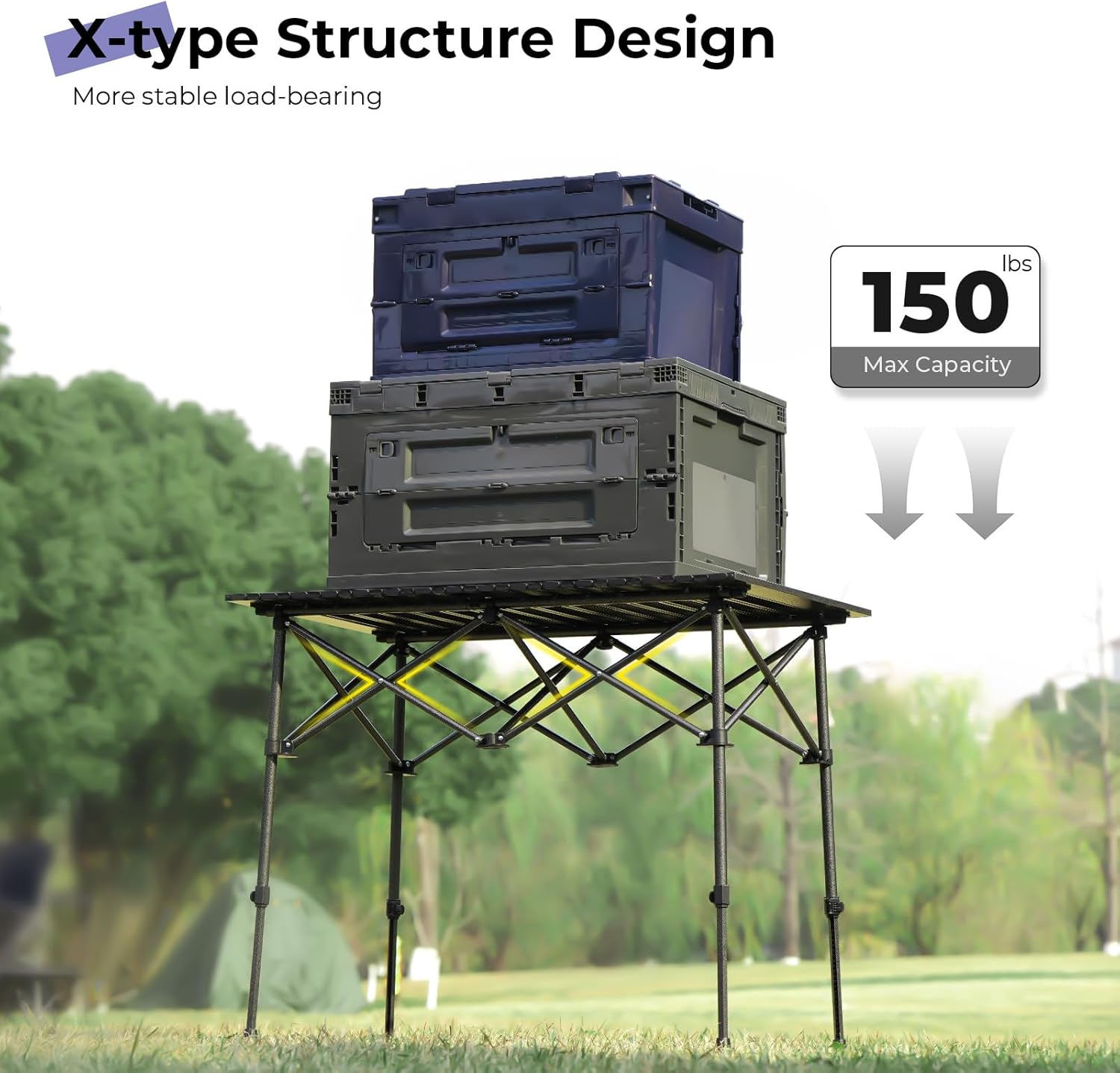 โต๊ะพับได้แบบพกพา โต๊ะอลูมิเนี - Outdoor Furniture Europe บทวิจารณ์และราคา