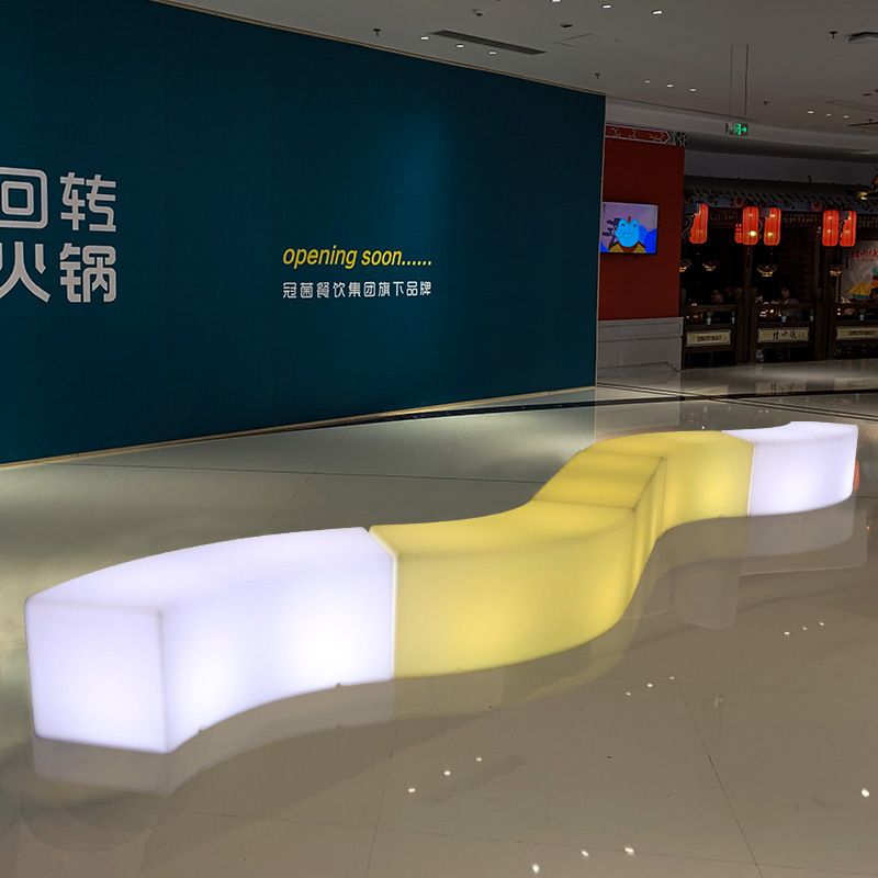 เก้าอี้บาร์โค้งไฟ LED เปลี่ยนส - Outdoor Furniture Bench บทวิจารณ์และราคา