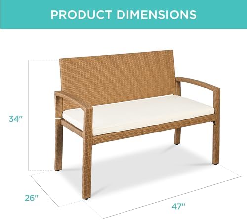 ม้านั่งกลางแจ้ง 2 ที่นั่ง ทำจา - Outdoor Furniture Bench บทวิจารณ์และราคา