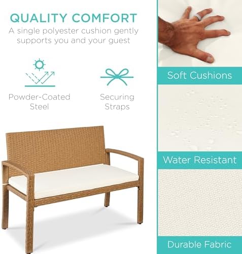 ม้านั่งกลางแจ้ง 2 ที่นั่ง ทำจา - Outdoor Furniture Bench บทวิจารณ์และราคา