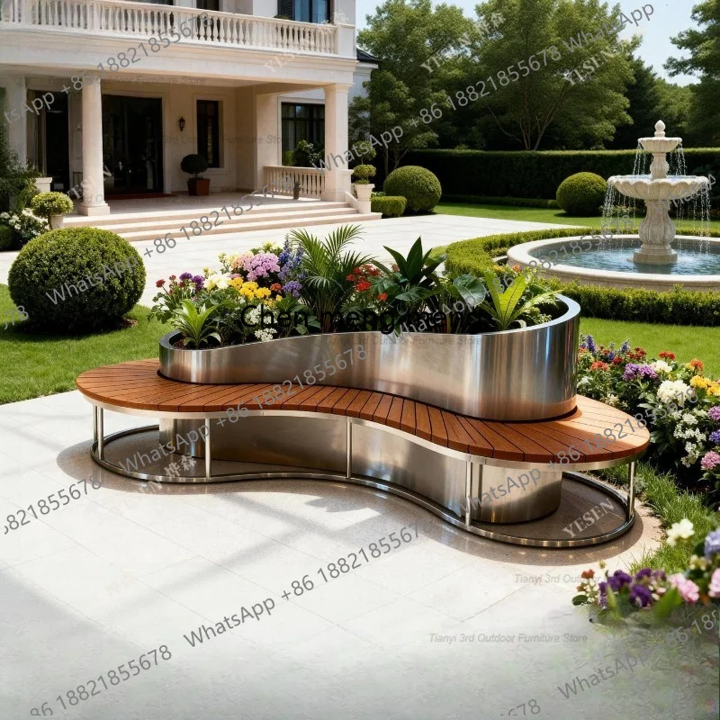 กล่องปลูกต้นไม้สแตนเลส D80 พร้ - Outdoor Furniture Bench บทวิจารณ์และราคา