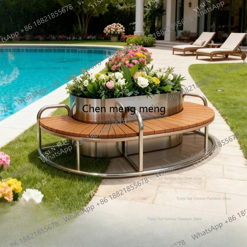 กล่องปลูกต้นไม้สแตนเลส D80 พร้ - Outdoor Furniture Bench บทวิจารณ์และราคา