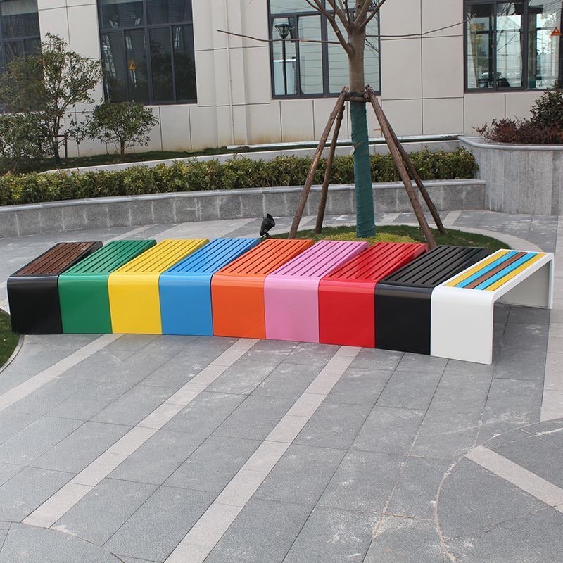 ม้านั่งเหล็กแผ่นรีดเย็นขนาด 1  - Outdoor Furniture Bench บทวิจารณ์และราคา