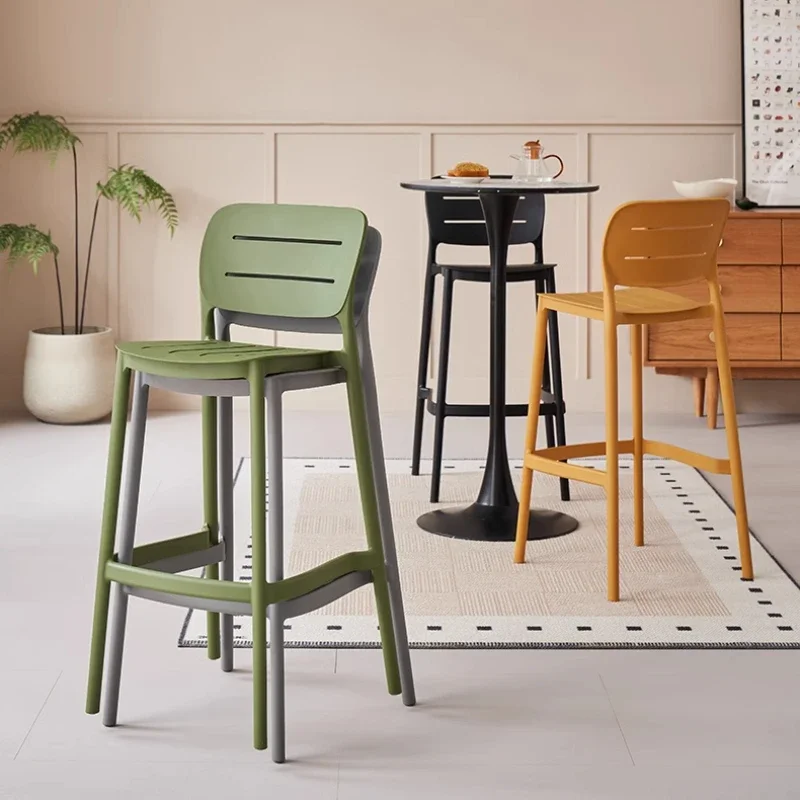 เก้าอี้บาร์พลาสติกหรูหราแบบซ้อ - Outdoor Furniture Europe บทวิจารณ์และราคา