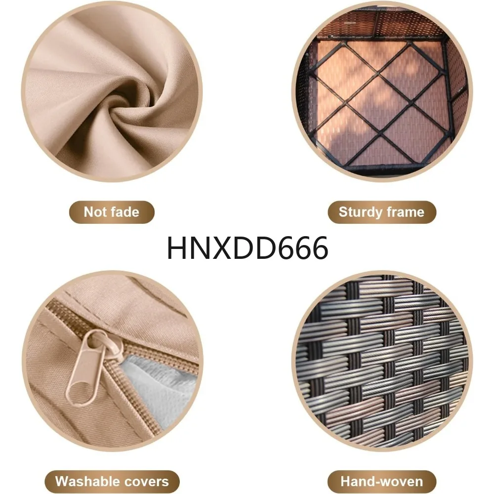 ชุดเฟอร์นิเจอร์ลานบ้าน 7 ชิ้น  - Outdoor Furniture With Fire Pit Table บทวิจารณ์และราคา