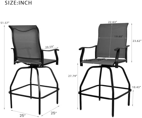 ชุดบาร์สำหรับลานบ้าน 2 ชิ้น เก - Outdoor Furniture Grey บทวิจารณ์และราคา