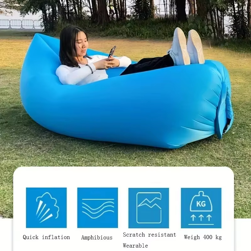 โซฟาเป่าลมพับได้แบบพกพาสำหรับต - Outdoor Furniture Lounge Set บทวิจารณ์และราคา