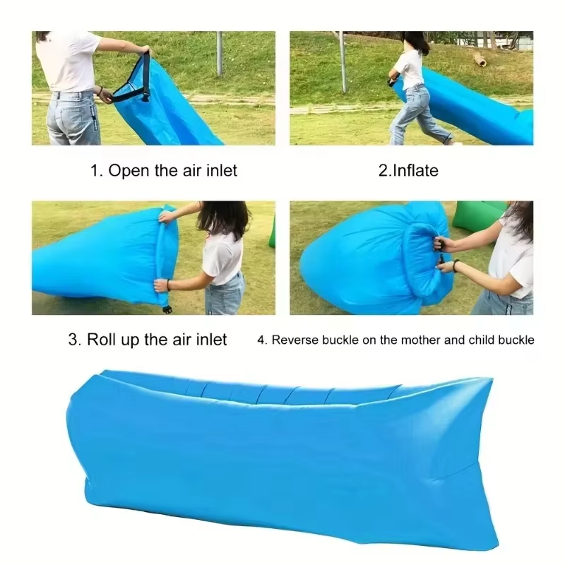 โซฟาเป่าลมพับได้แบบพกพาสำหรับต - Outdoor Furniture Lounge Set บทวิจารณ์และราคา