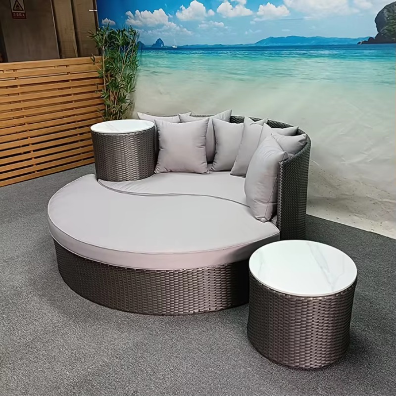 เตียงอาบแดดยกพื้นสำหรับสวน ขาย - Outdoor Daybed Furniture บทวิจารณ์และราคา
