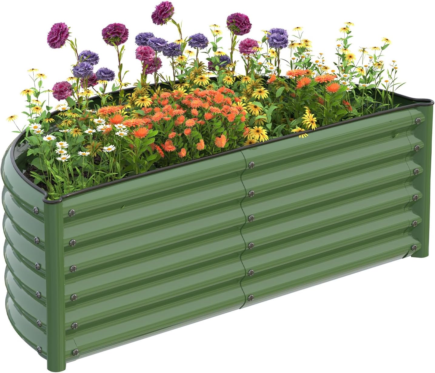 แปลงปลูกผักยกพื้นแบบชุบสังกะสี - Planter Raised Metal บทวิจารณ์และราคา