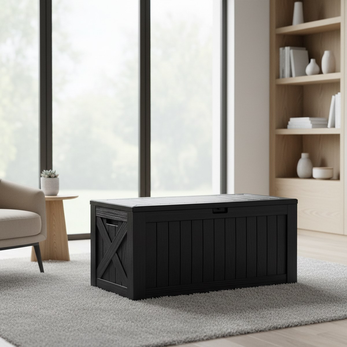 กล่องเก็บของกลางแจ้งขนาดใหญ่ 1 - Outdoor Furniture With Storage บทวิจารณ์และราคา