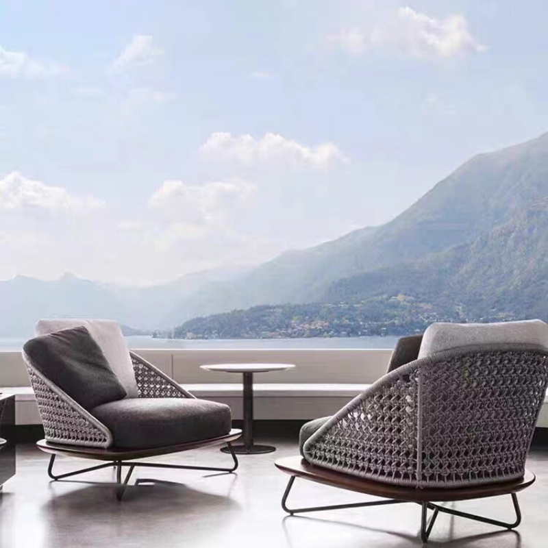 โซฟาเลานจ์ระเบียง3คนโซฟากลางแจ - Outdoor Furniture Lounge Set บทวิจารณ์และราคา