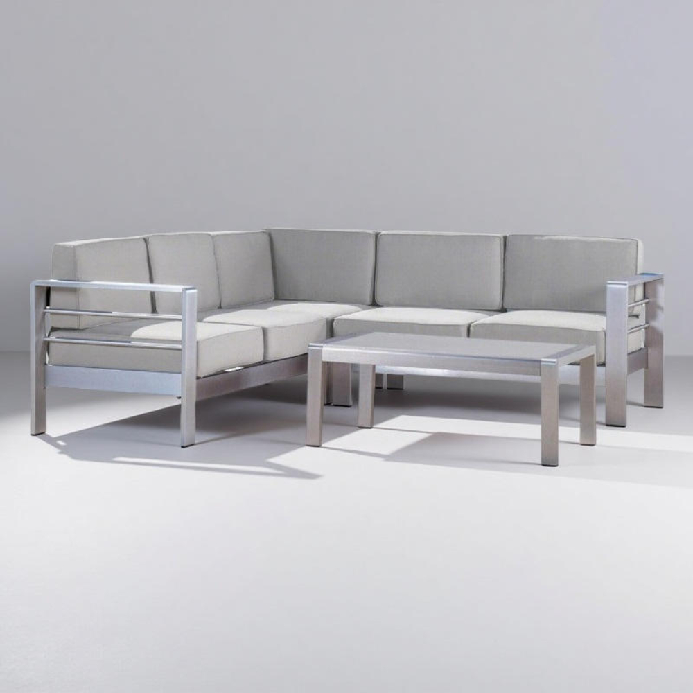 ชุดโซฟาอลูมิเนียมสำหรับกลางแจ้ - Outdoor Furniture Europe บทวิจารณ์และราคา
