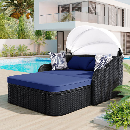 เตียงอาบแดดกลางแจ้งขนาด 79.9 น - Outdoor Daybed Furniture บทวิจารณ์และราคา