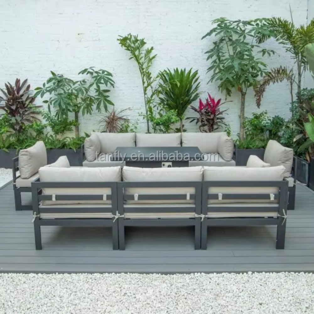 ชุดเฟอร์นิเจอร์กลางแจ้งสำหรับโ - Outdoor Furniture With Fire Pit Table บทวิจารณ์และราคา