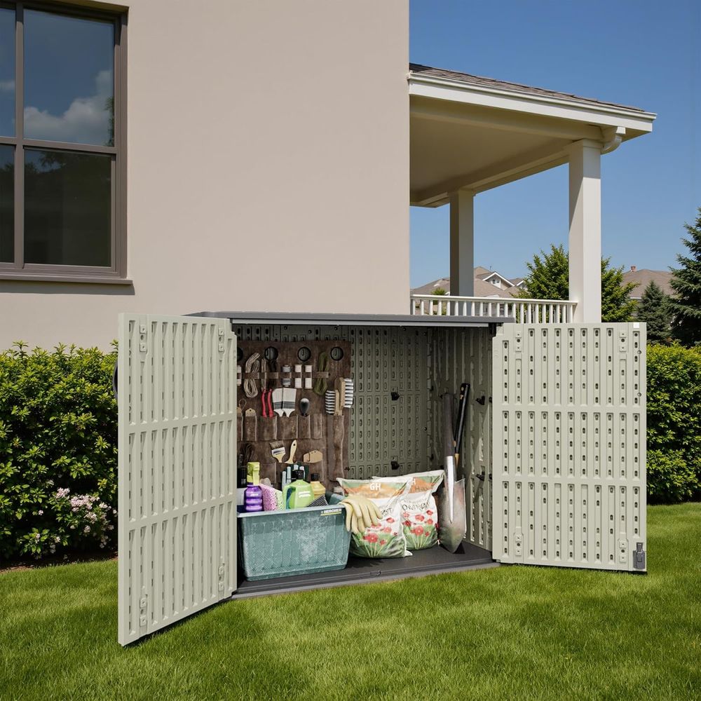 ตู้เก็บของกลางแจ้งขนาด 26 คิว  - Outdoor Furniture With Storage บทวิจารณ์และราคา