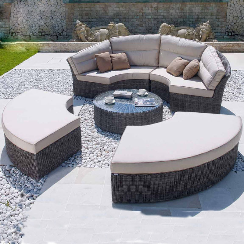 ชุดโซฟาเดย์เบดทรงกลมหวายสำหรับ - Outdoor Daybed Furniture บทวิจารณ์และราคา