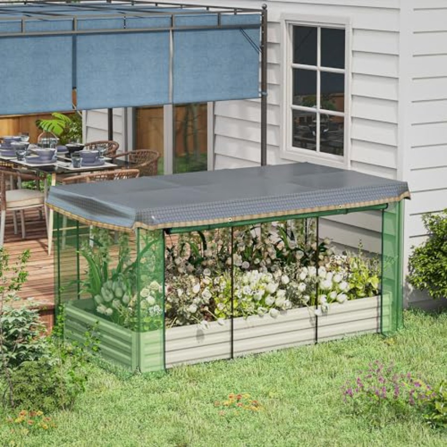 แปลงปลูกผักยกพื้นชุบสังกะสี ขน - Planter Raised Metal บทวิจารณ์และราคา