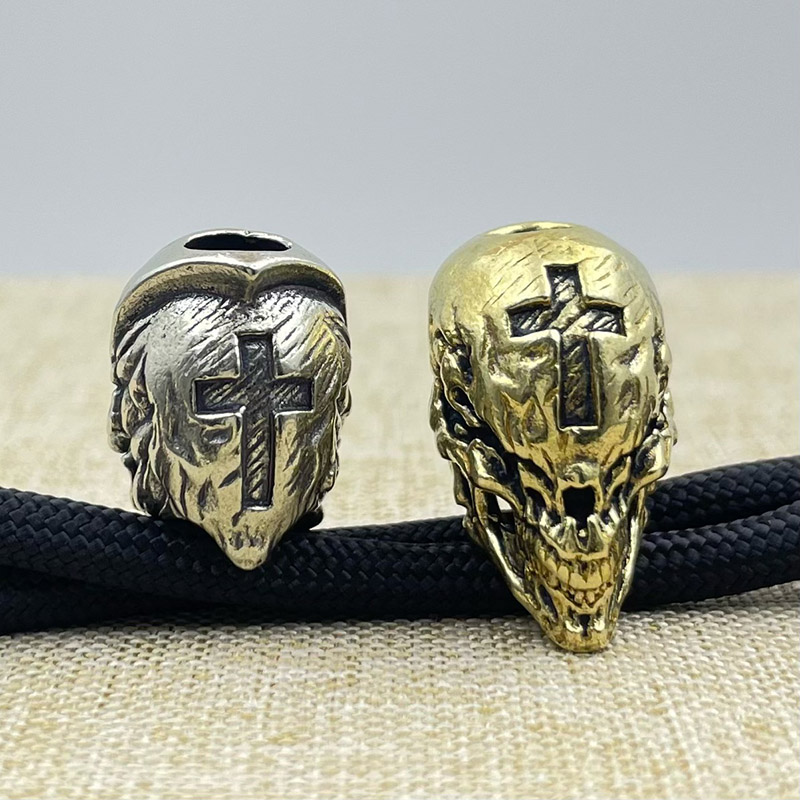 ทองเหลือง CROSS Skull HEAD มีด - Outdoor Furniture Diy บทวิจารณ์และราคา