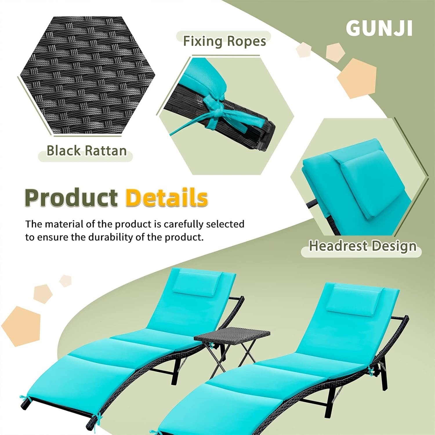 ชุดเก้าอี้หวายปรับระดับได้ 3 ช - Outdoor Furniture Lounge Set บทวิจารณ์และราคา