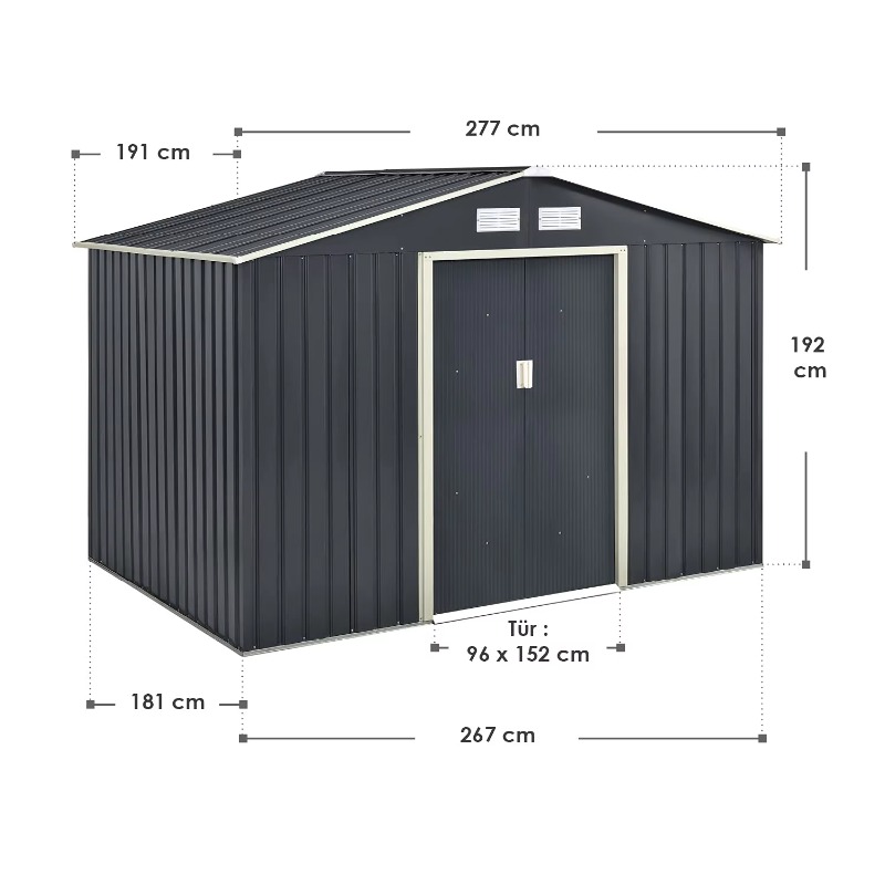 กล่องเก็บเครื่องมือกันน้ำสำหรั - Outdoor Furniture Grey บทวิจารณ์และราคา