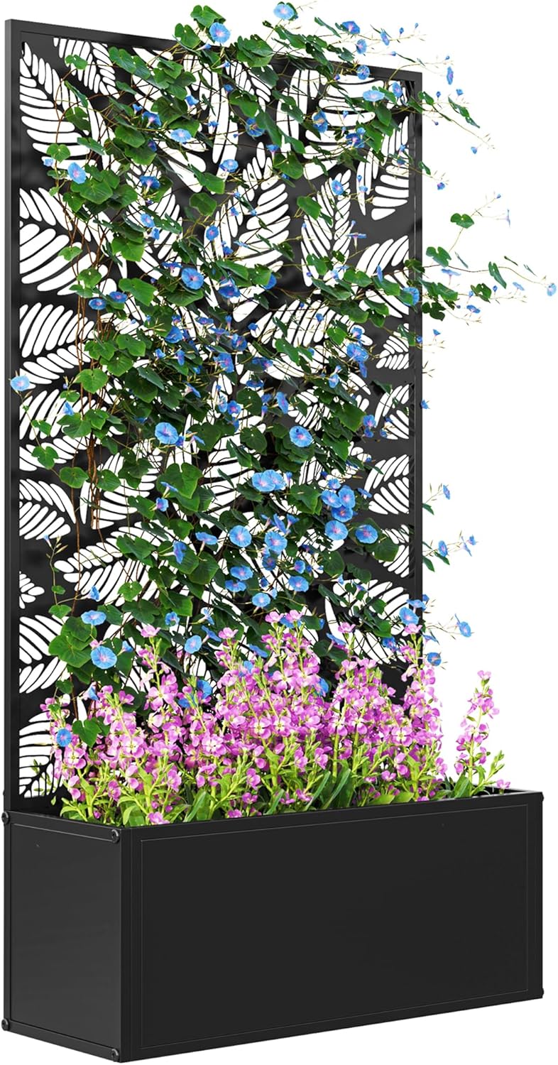 แปลงปลูกผักยกพื้นทำจากโลหะพร้อ - Planter Raised Metal บทวิจารณ์และราคา