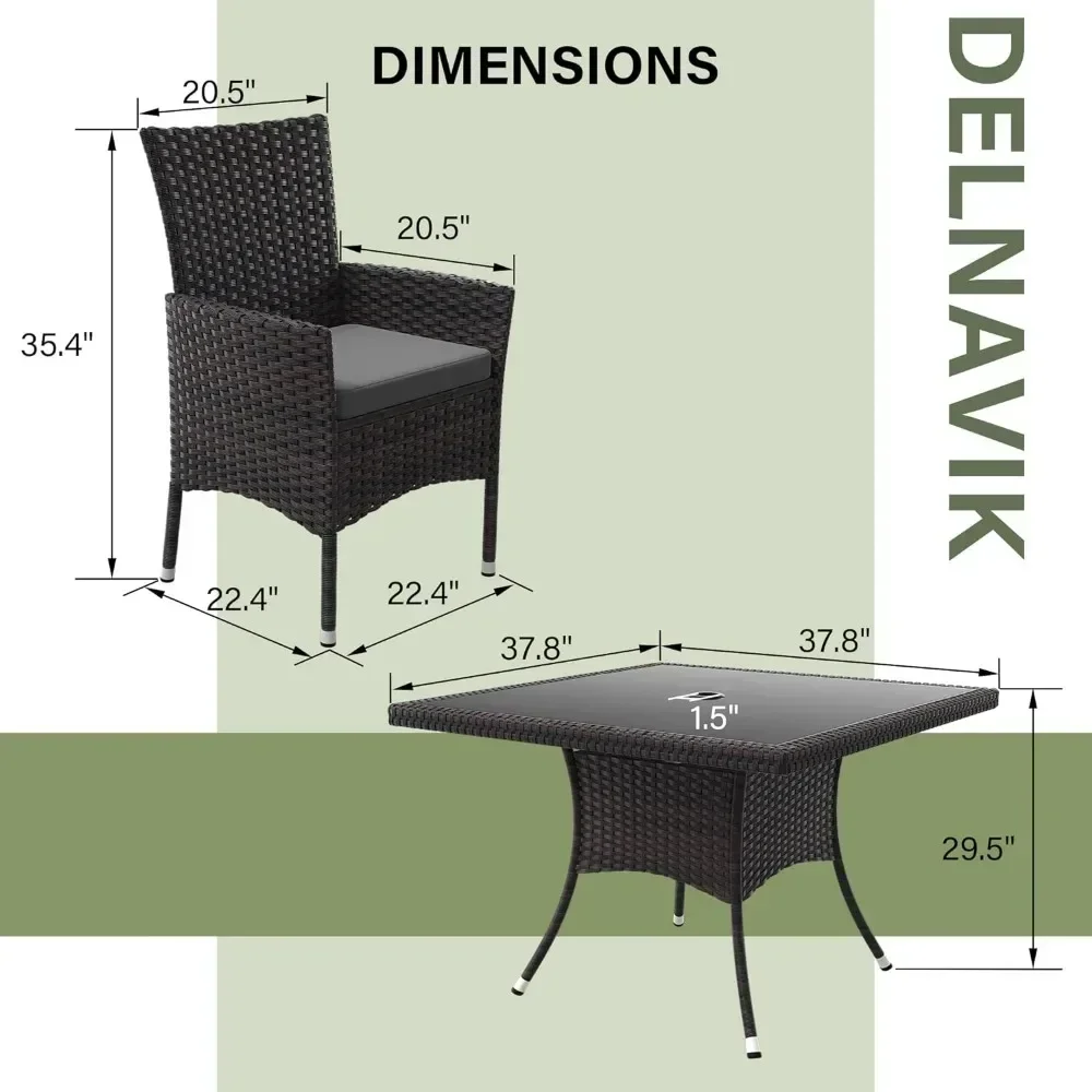 ชุดเฟอร์นิเจอร์ระเบียง ประกอบด - Outdoor Furniture Grey บทวิจารณ์และราคา