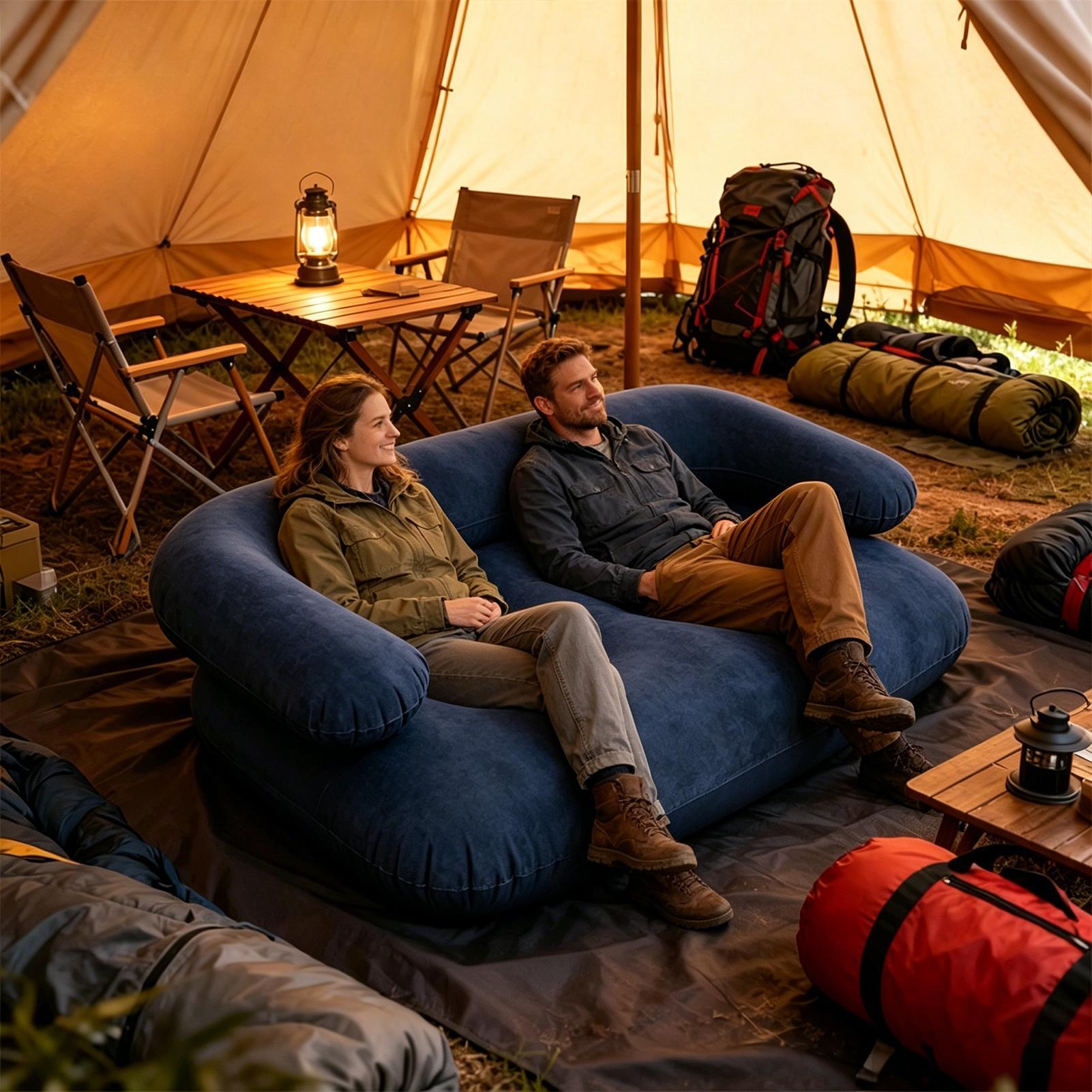 โซฟาเป่าลมสำหรับตั้งแคมป์ โซฟา - Outdoor Furniture Europe บทวิจารณ์และราคา