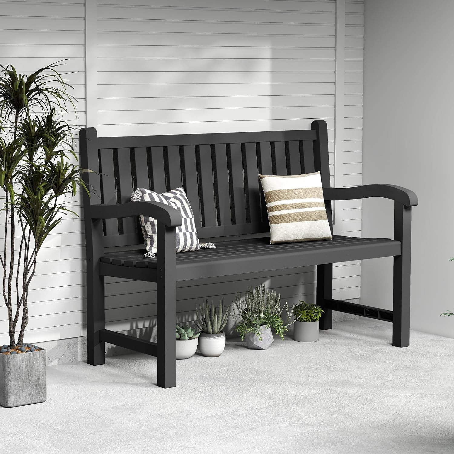 ม้านั่งกลางแจ้งสำหรับ 2 คน เก้ - Outdoor Furniture Bench บทวิจารณ์และราคา